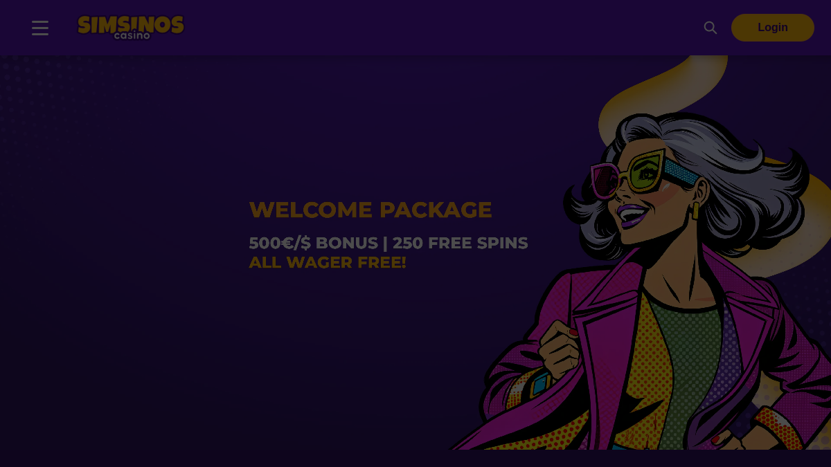 Simsinos bonus hero image